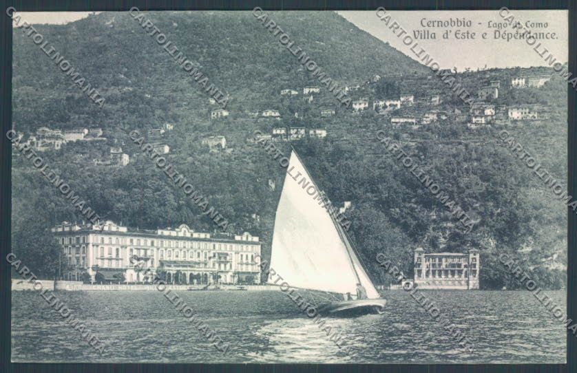 Como Cernobbio Barca cartolina LQ2565 – fronte
