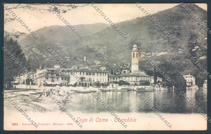 Como Cernobbio PIEGHINA cartolina LQ2571 – fronte