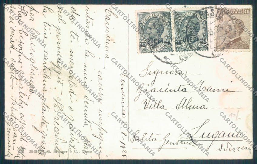 Como Moltrasio cartolina LQ2624 – retro