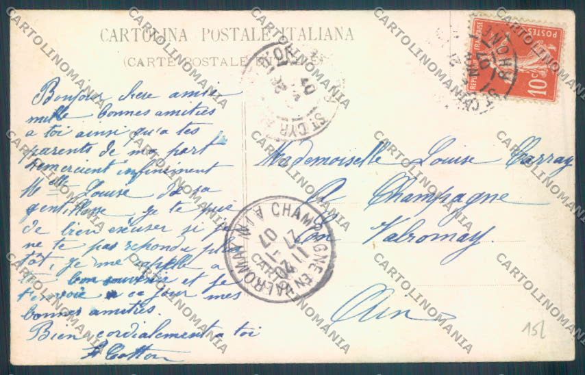 Como Moltrasio cartolina LQ2626 – retro