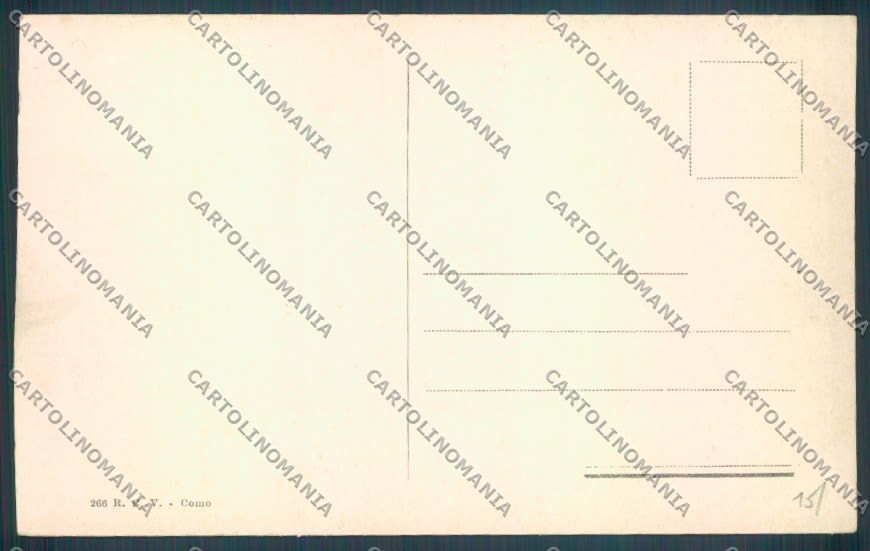 Como Moltrasio Barca cartolina LQ2630 – retro