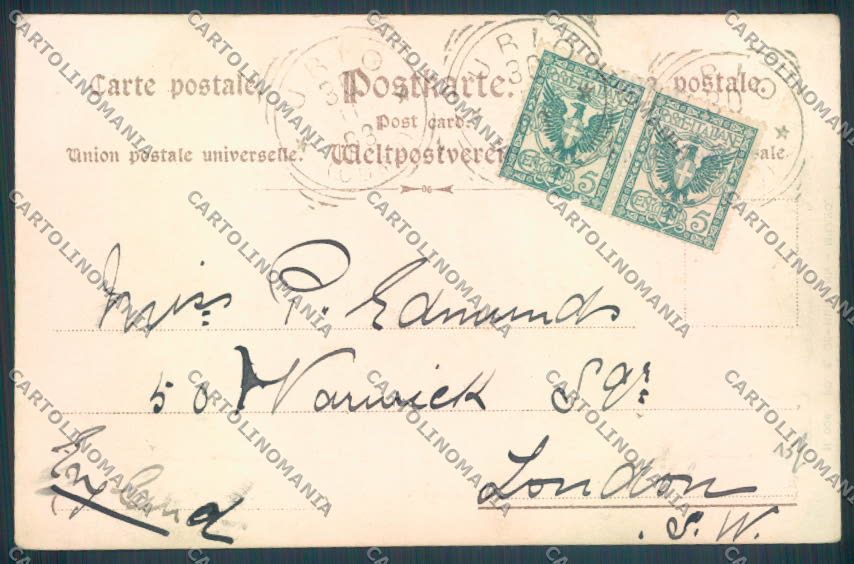 Como Moltrasio cartolina LQ2634 – retro
