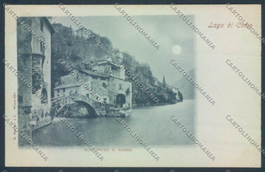Como Nesso cartolina LQ2644 – fronte
