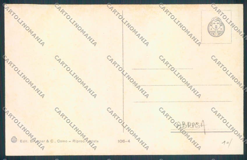Como Nesso ABRASA cartolina LQ2648 – retro