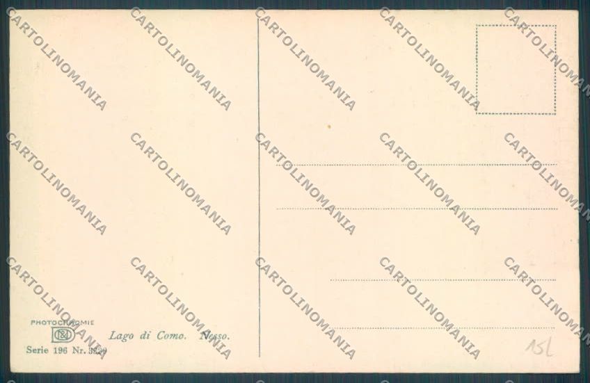 Como Nesso cartolina LQ2671 – retro