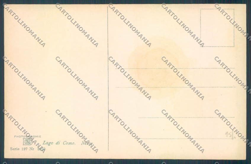 Como Nesso cartolina LQ2673 – retro