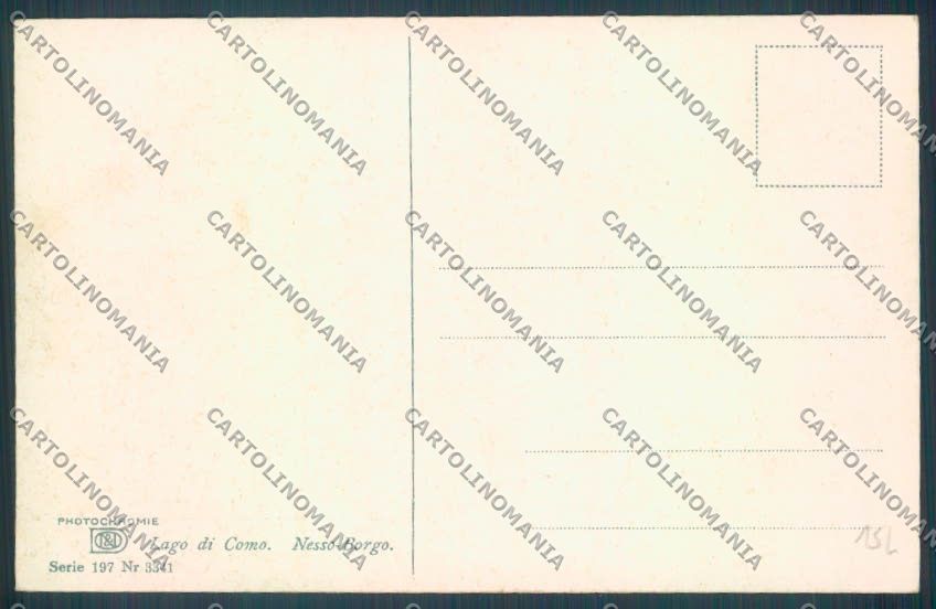 Como Nesso cartolina LQ2675 – retro