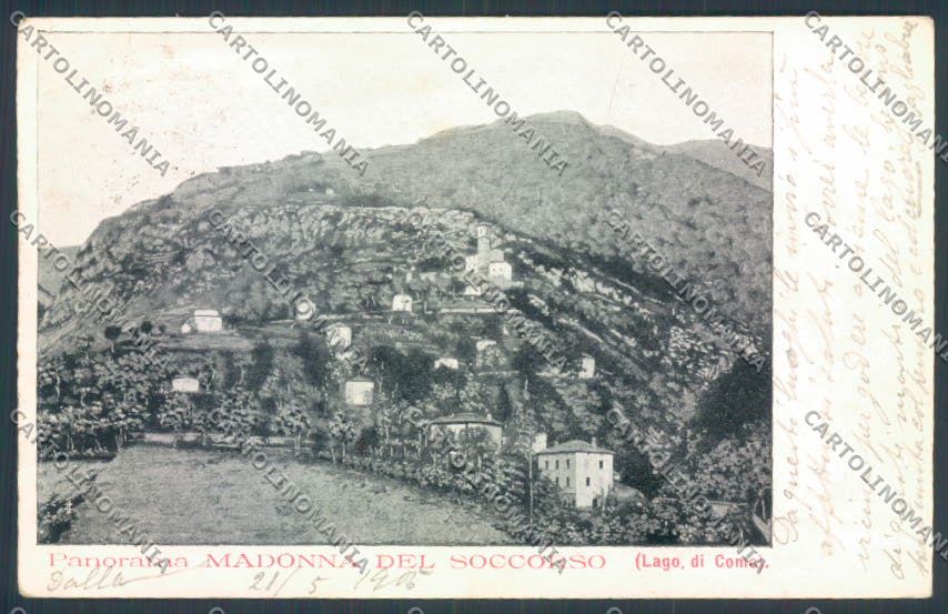 Como Ossuccio Madonna del Soccorso cartolina LQ2690 – fronte