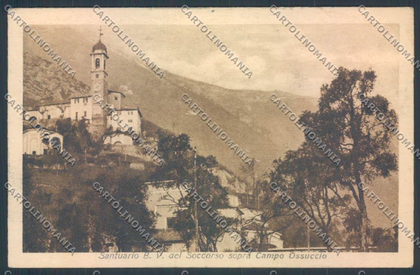 Como Ossuccio Madonna del Soccorso cartolina LQ2694 – fronte