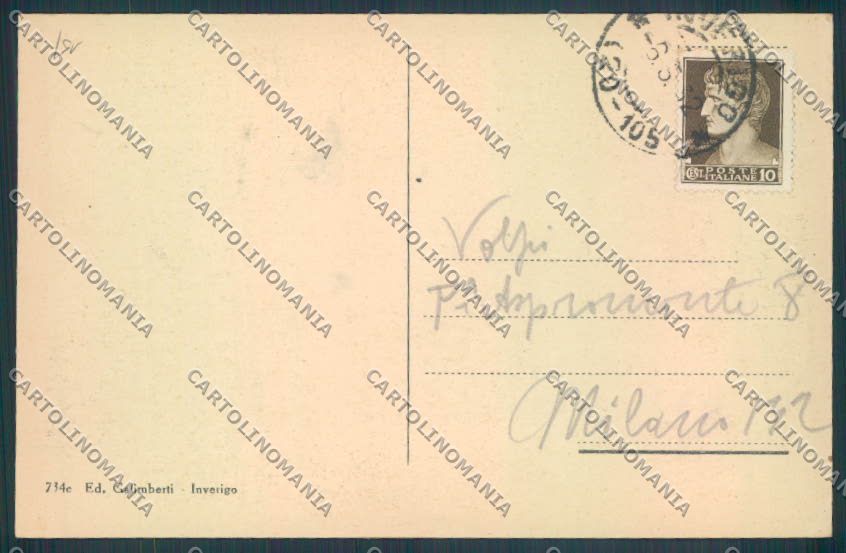 Como Inverigo cartolina LQ2762 – retro