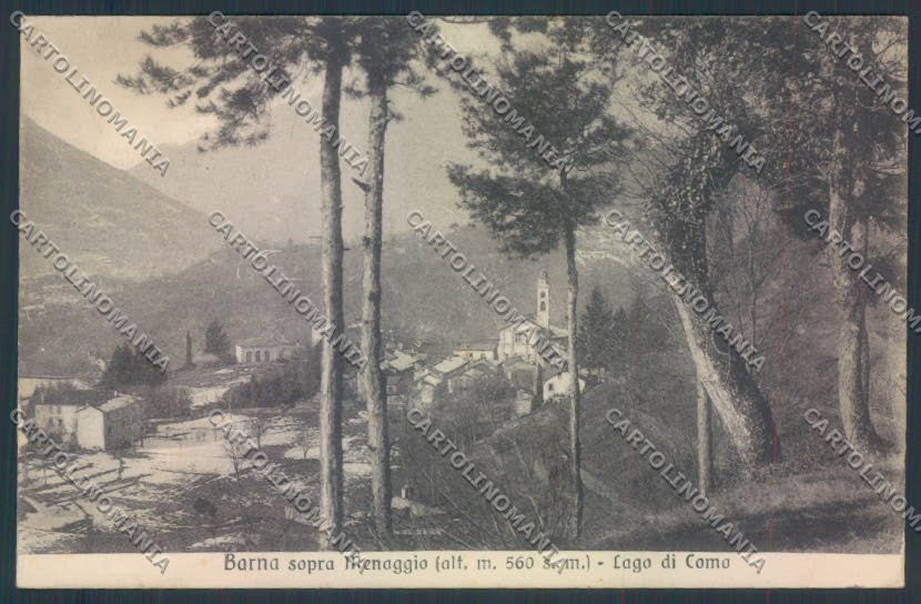 Como Plesio Barna SCOLLATA cartolina LQ2771 – fronte
