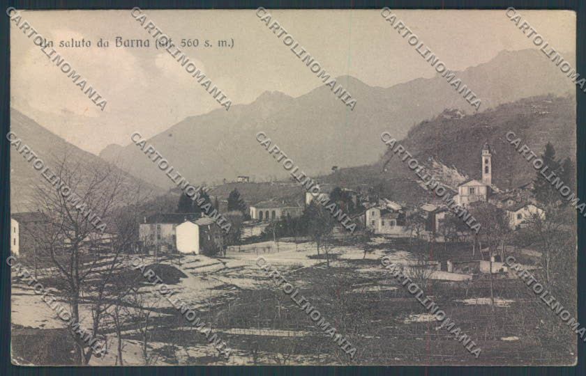 Como Plesio Barna Saluti da cartolina LQ2777 – fronte