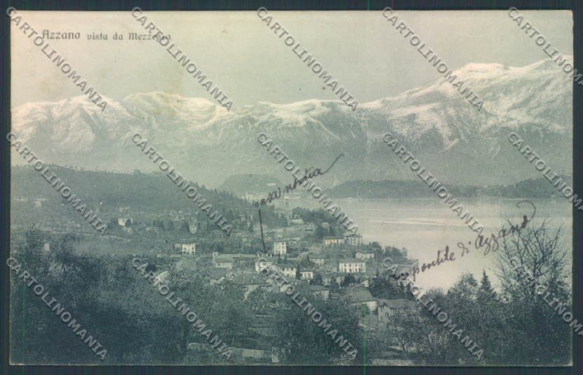 Como Tremezzina Azzano TAGLIATA cartolina LQ2784 – fronte