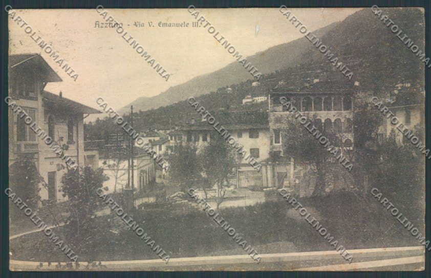 Como Tremezzina Azzano ABRASA cartolina LQ2796 – fronte
