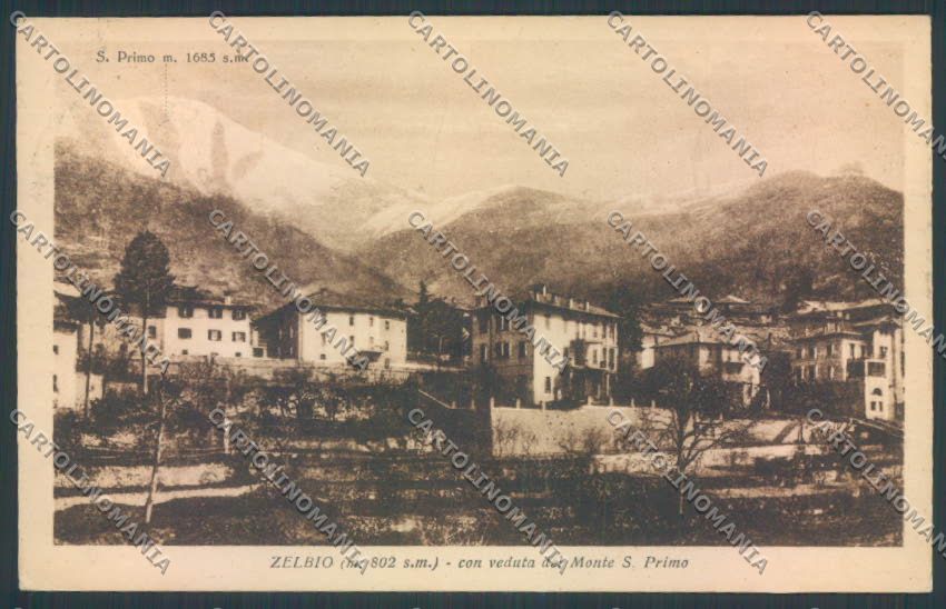Como Zelbio cartolina LQ2830 – fronte