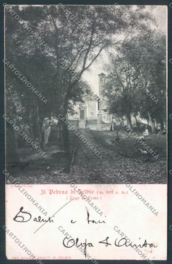 Como Zelbio cartolina LQ2834 – fronte