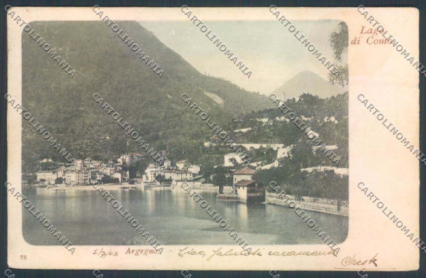 Como Argegno cartolina LQ2869 – fronte