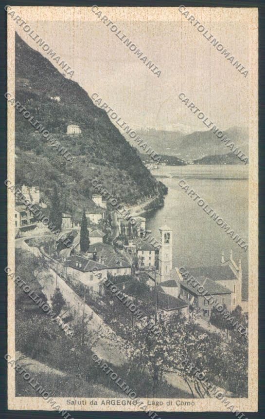 Como Argegno Saluti da cartolina LQ2873 – fronte