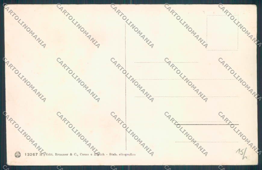 Como Argegno Battello cartolina LQ2877 – retro
