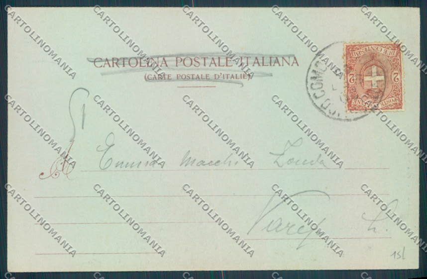 Como Argegno cartolina LQ2880 – retro