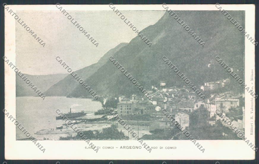 Como Argegno Battello cartolina LQ2888 – fronte