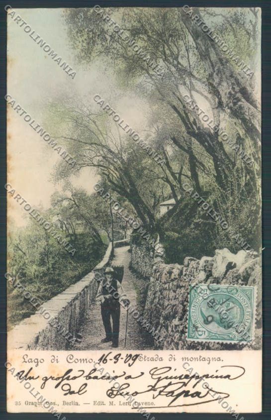 Como Costumi STRAPPO cartolina LQ2895 – fronte
