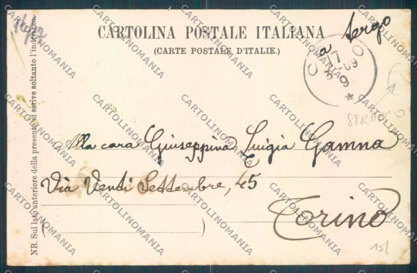 Como Costumi STRAPPO cartolina LQ2895 – retro