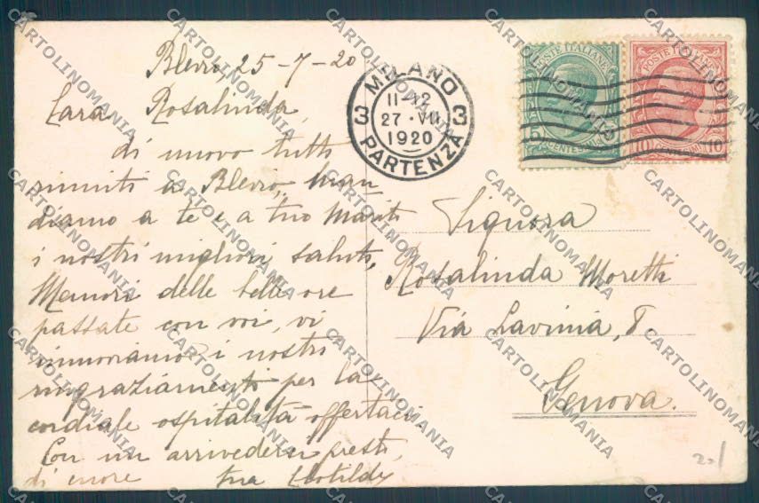 Como Cazzanore cartolina LQ2915 – retro