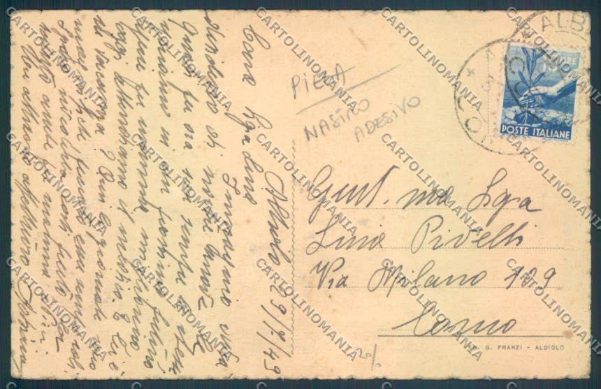 Como Albiolo PIEGA NASTRO ADESIVO cartolina LQ2934 – retro
