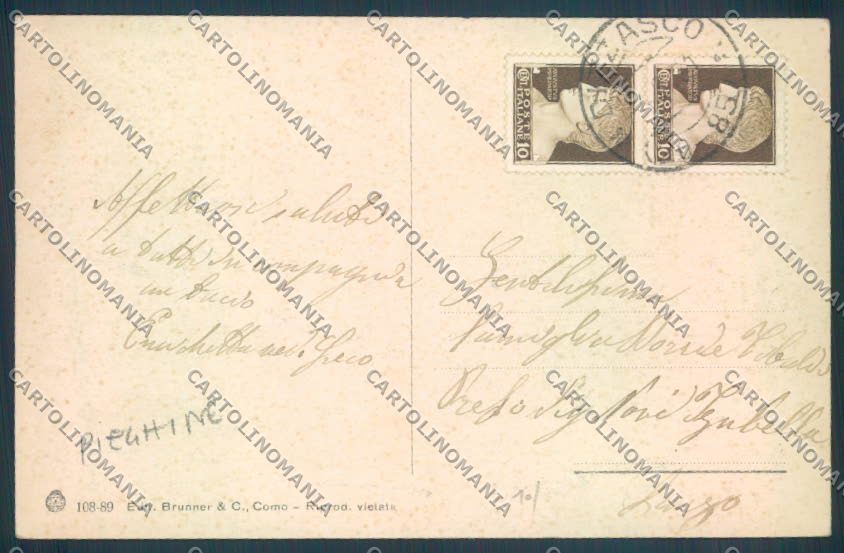 Como Dizzasco PIEGHINE cartolina LQ2945 – retro