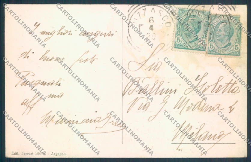 Como Dizzasco cartolina LQ2948 – retro