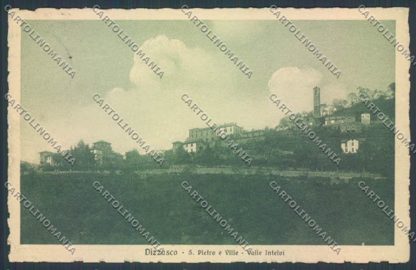 Como Dizzasco PIEGHINA cartolina LQ2950 – fronte