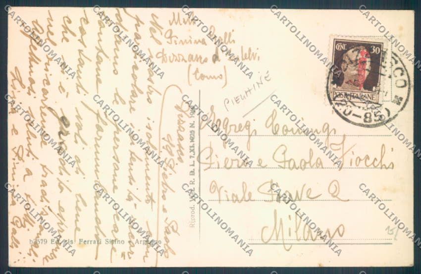 Como Dizzasco PIEGHINE cartolina LQ2952 – retro