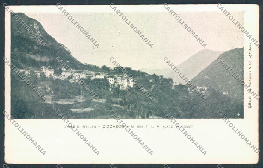 Como Dizzasco cartolina LQ2956 – fronte