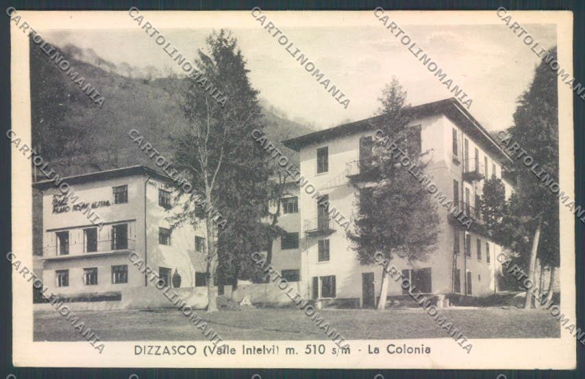 Como Dizzasco Colonia cartolina LQ2962 – fronte