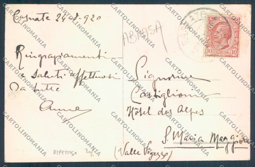 Como Casnate Saluti da ABRASA cartolina LQ2967 – retro