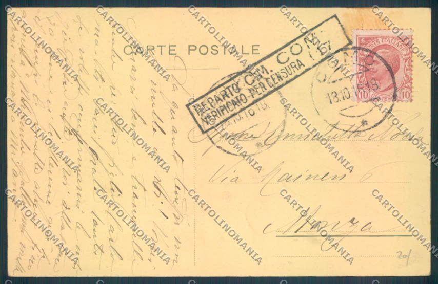 Como Casnate cartolina LQ2968 – retro