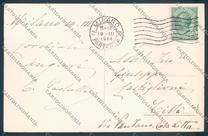 Como Cabiate cartolina LQ2980 – retro