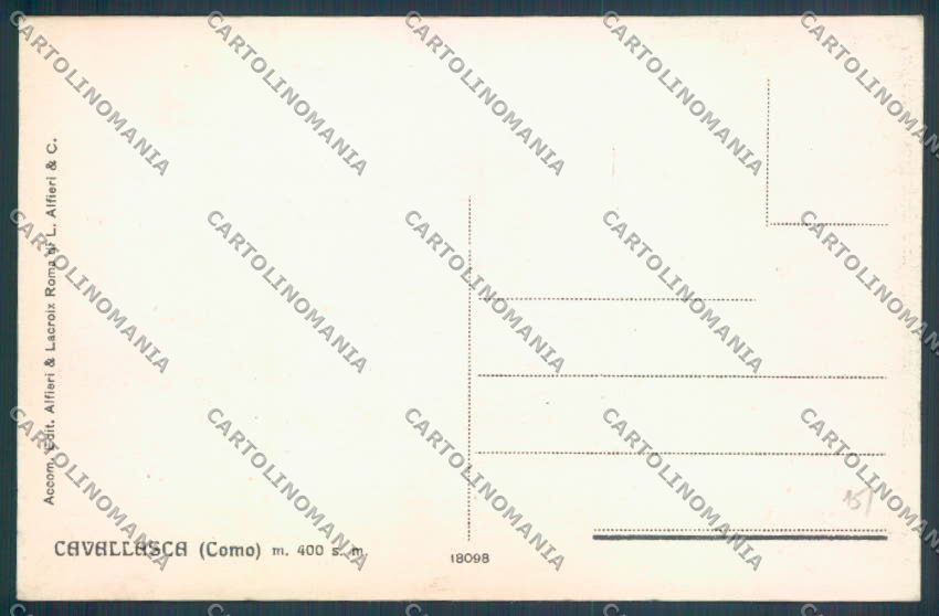 Como Cavallasca cartolina LQ2983 – retro