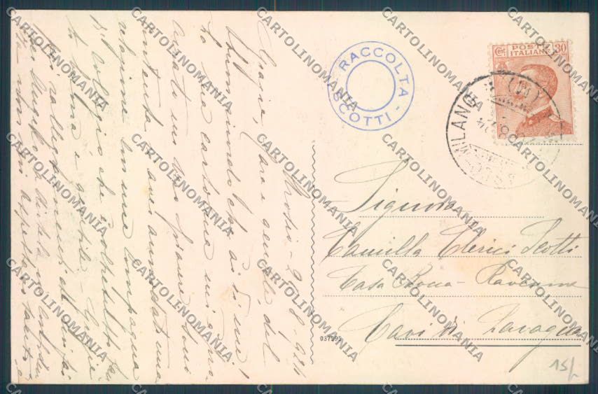 Como Arosio cartolina LQ2987 – retro