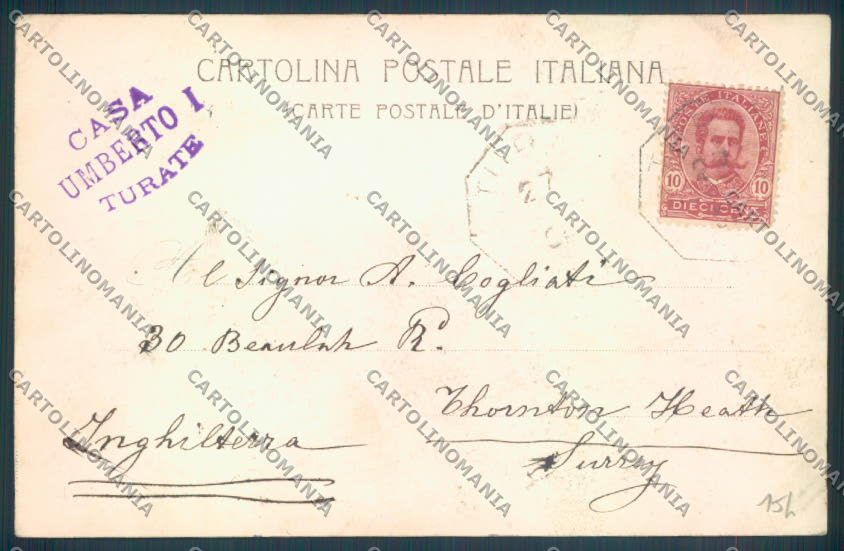 Como Turate cartolina LQ3031 – retro