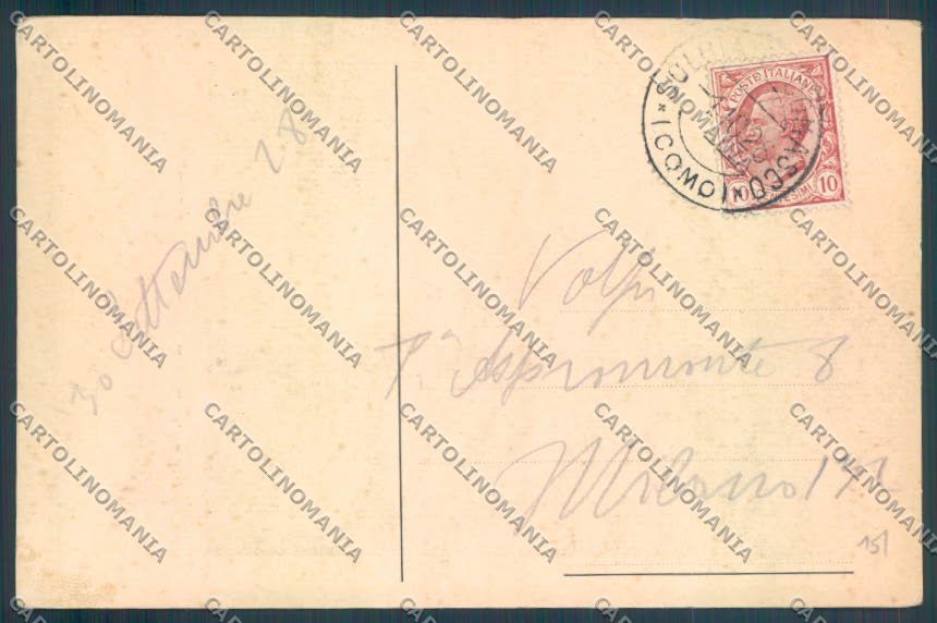 Como Solbiate Comasco cartolina LQ3040 – retro