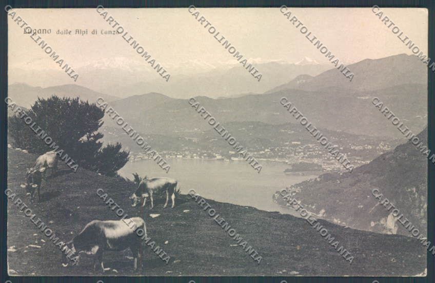 Como Lanzo d'Intelvi Lugano cartolina LQ3045 – fronte