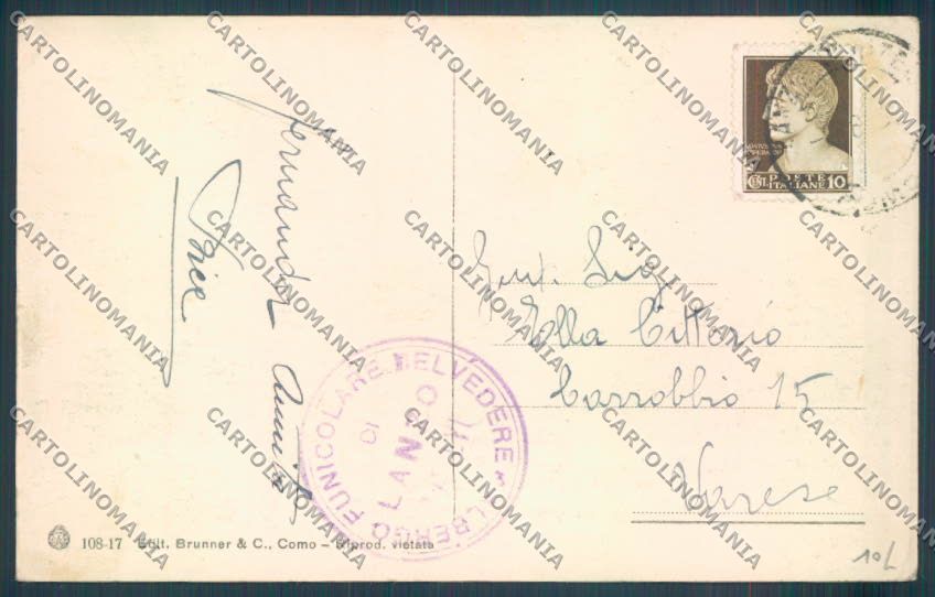 Como Lanzo d'Intelvi cartolina LQ3052 – retro