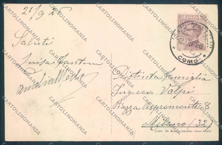 Como Lanzo d'Intelvi cartolina LQ3054 – retro