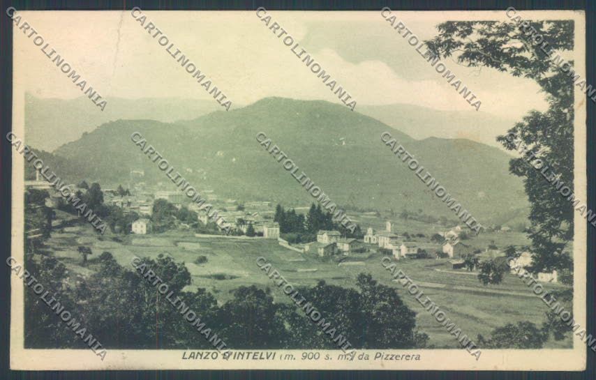 Como Lanzo d'Intelvi PIEGA cartolina LQ3067 – fronte