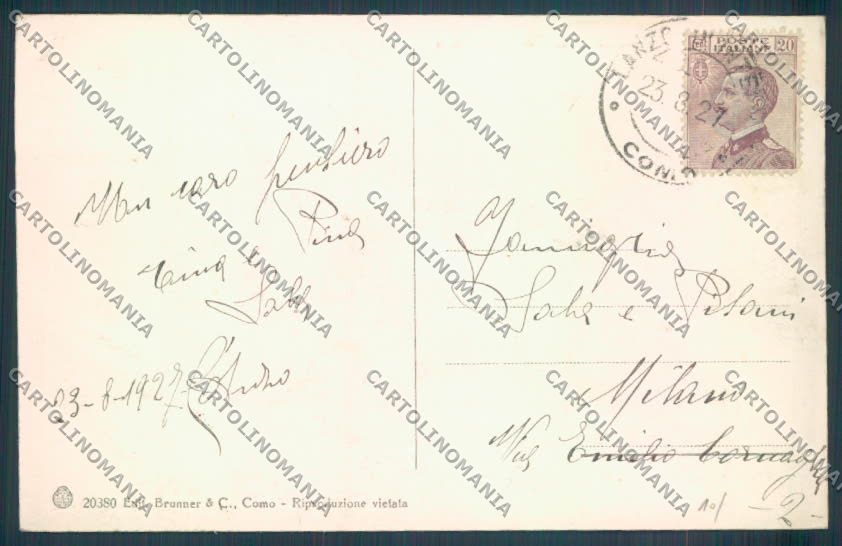 Como Lanzo d'Intelvi cartolina LQ3072 – retro
