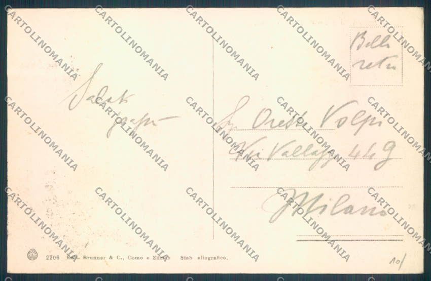 Como Lanzo d'Intelvi cartolina LQ3074 – retro