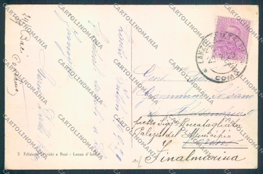 Como Lanzo d'Intelvi cartolina LQ3076 – retro
