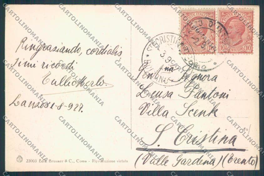 Como Lanzo d'Intelvi cartolina LQ3079 – retro